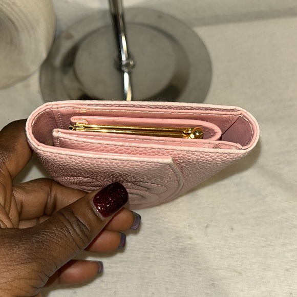 Authentic Chanel Long Wallet Pink Caviar Leather +certificate of authenticity - Picture 6 of 17